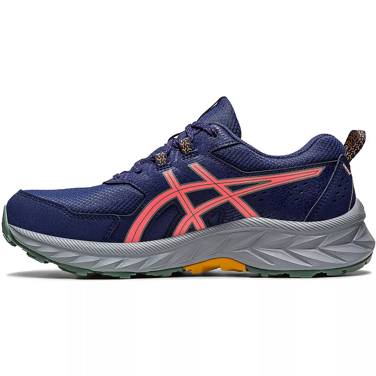 ASICS Women's Gel-Venture 9 Trail Running Shoes Blue Papaya Sneakers Women's Size 6