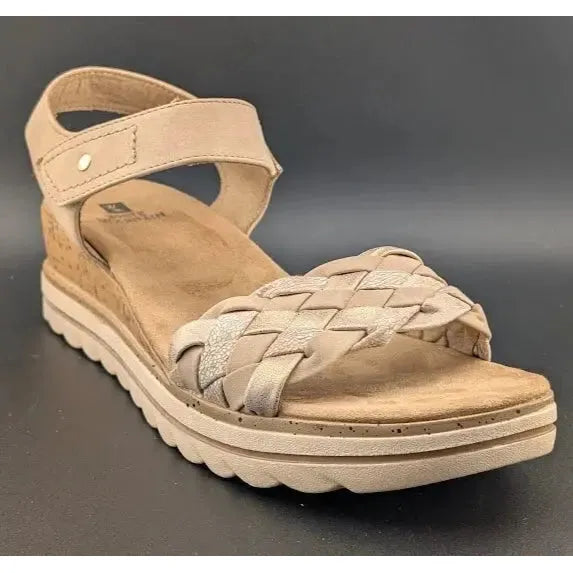 White Mountain Women's Size 10 Braided Strap Wedge Sandal New for Spring 2025 Women's sandals White Mountain