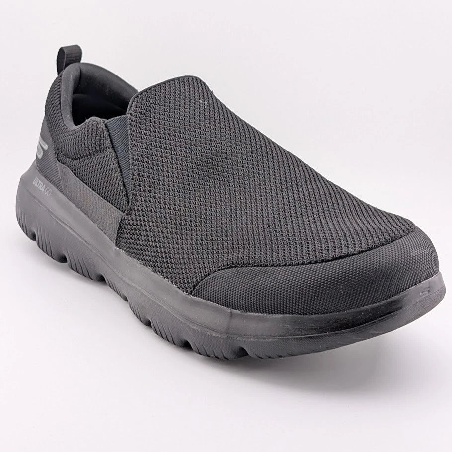Men's Size 14EW SKECHERS Performance GOWalk Evolution Ultra - Impeccable Black SoleComfort.shoes