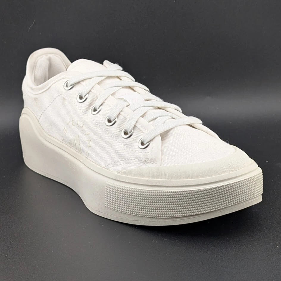 adidas Women's Size 8 Stella McCartney Court Cotton Athletic Shoes (Mens Size 7) SoleComfort.shoes