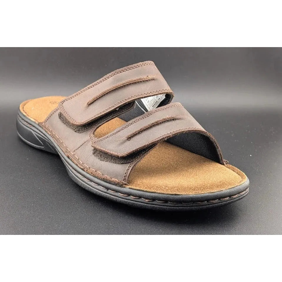 TIESTRA Men's Size 13 / 46 Slides Sandals Casual Comfortable Slip On Slippers SoleComfort.shoes
