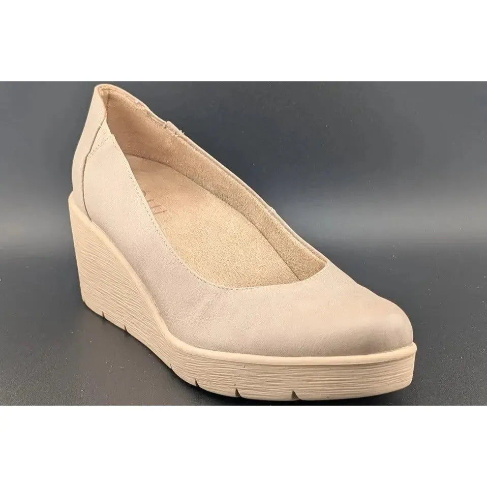 Soul Naturalizer About Time Women's Warm Taupe Nubuck Wedge Pumps NW/OB 5.5M SoleComfort.shoes