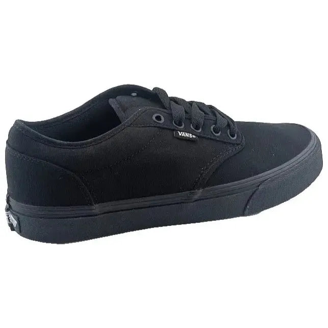 New VANS Men's Size 10 Atwood Canvas Black/ Black Skateboard Sneakers Shoes VANS