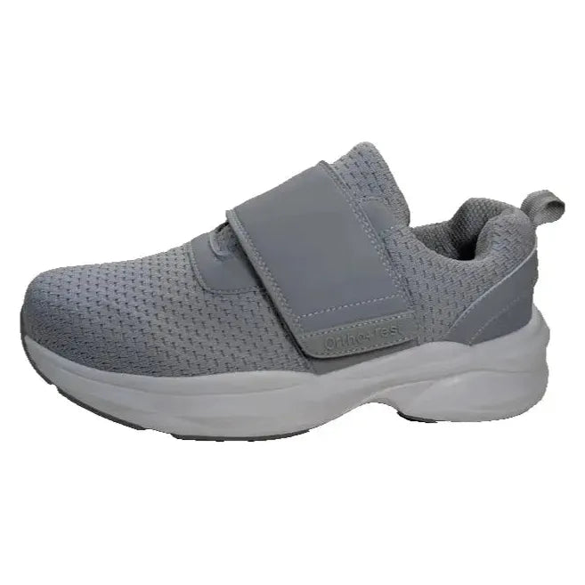 Ortho+rest Women Diabetic Shoes with Adjustable Closure 11 Wide, Light Grey Ortho+rest