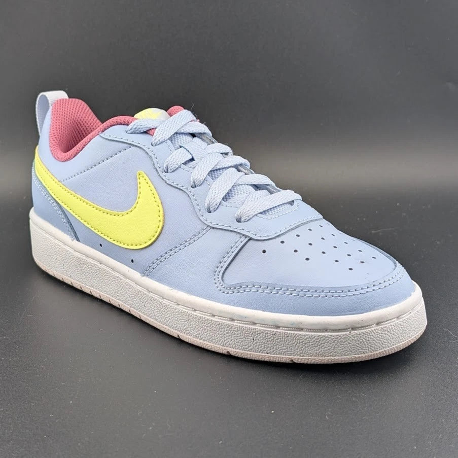 BIG KID'S Nike Court Borough Low 2 GS, UNISEX, Leather, BQ5448-405 | SUPER CLEAN SoleComfort.shoes