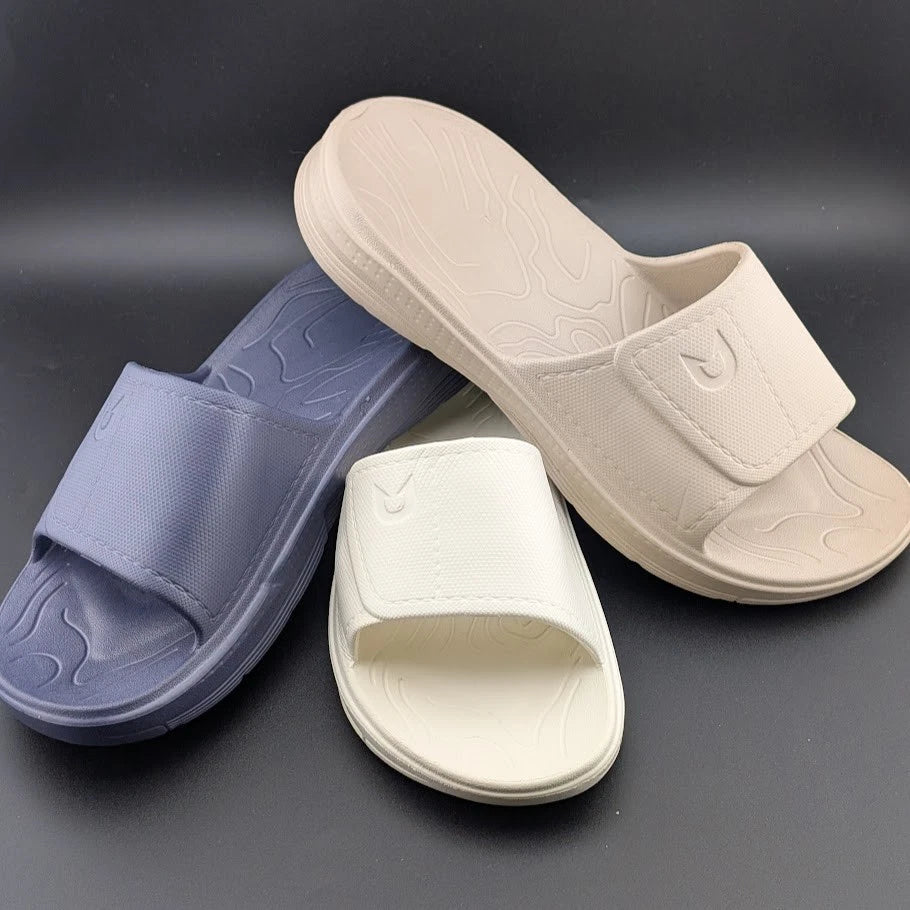 Womens Men Non-Slip Slide Shower Slippers, House Sandals, Poolside Shoes Durable SoleComfort.shoes