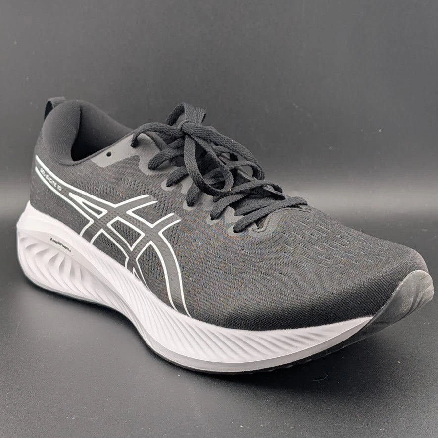 Asics Gel-Excite 10 Black / White Shoes Mens Sz 11 Ortholite Insole 1011B600-003 SoleComfort.shoes