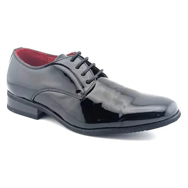 Bruno Marc Men Size 7 Ceremony Patent Leather Dress Shoes Classic Formal Oxford - SoleComfort.shoes