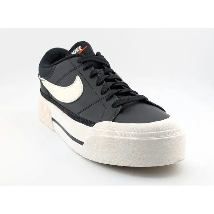 Nike Court Legacy Lift Womens Size 9 Black / White Running Shoe Platform Sneaker S solec SoleComfort.shoes