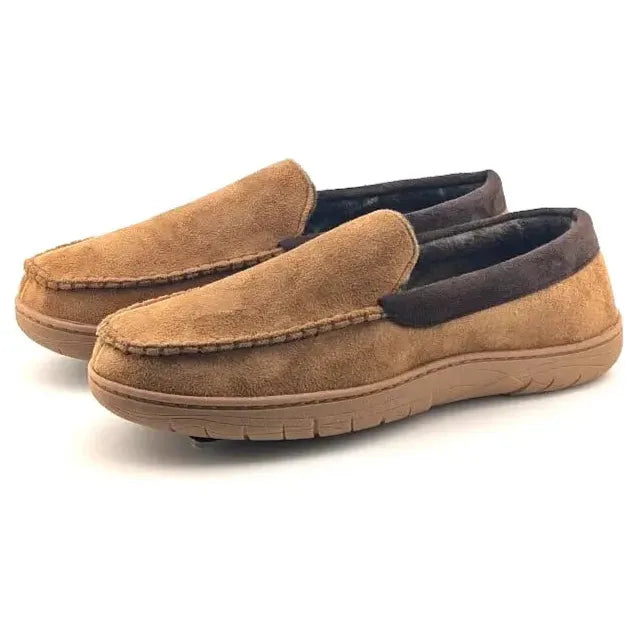 FATHER'S DAY**Wembley Mens Indoor/Outdoor Microsuede Slipper with Plaid Fleece Lining XL & XXL Wembley