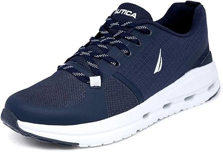 Nautica Kenyon CG6367 Mens Blue Mesh Lace Up Lifestyle Fashion Sneakers Shoes Size 8