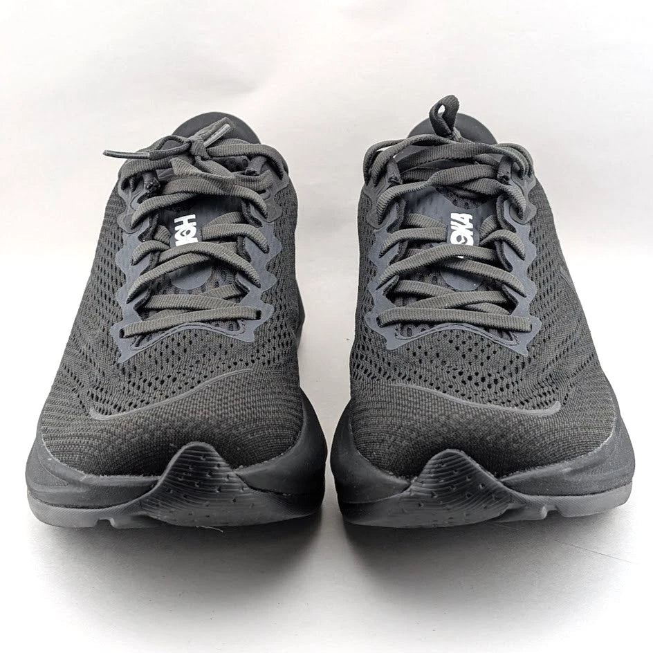 Hoka Rincon 4 Men's Size 9D / Women's Size 10.5W STK 1155130 Black on Black SoleComfort.shoes