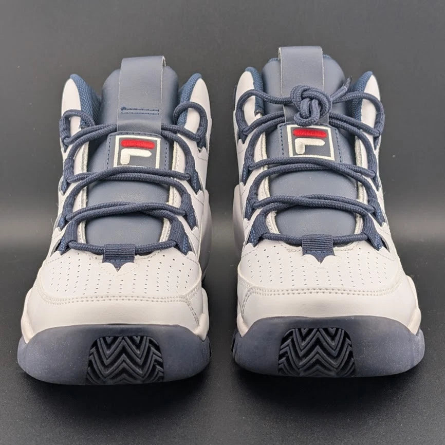 Fila Grant Hill 1 5BM00528-125 Women White Leather Athletic Basketball Shoes 8 SoleComfort.shoes