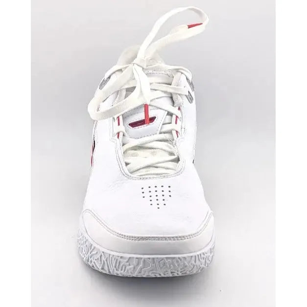 Imperfect: Nike LeBron NXXT Gen AMPD First Game Mens Size 8 White Black Red FJ1566 100 - SoleComfort.shoes