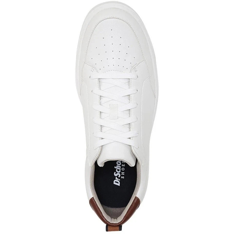 Dr. Scholl's Shoes Mens Catch Thrills White Casual and Fashion Sneakers 2269