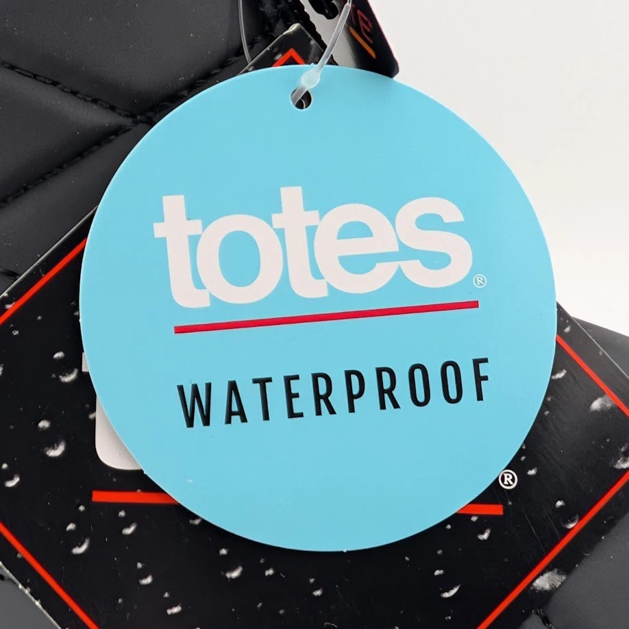 Totes Superior Womens Winter Boots Black or Taupe Waterproof Faux Fur Lined Snow SoleComfort.shoes