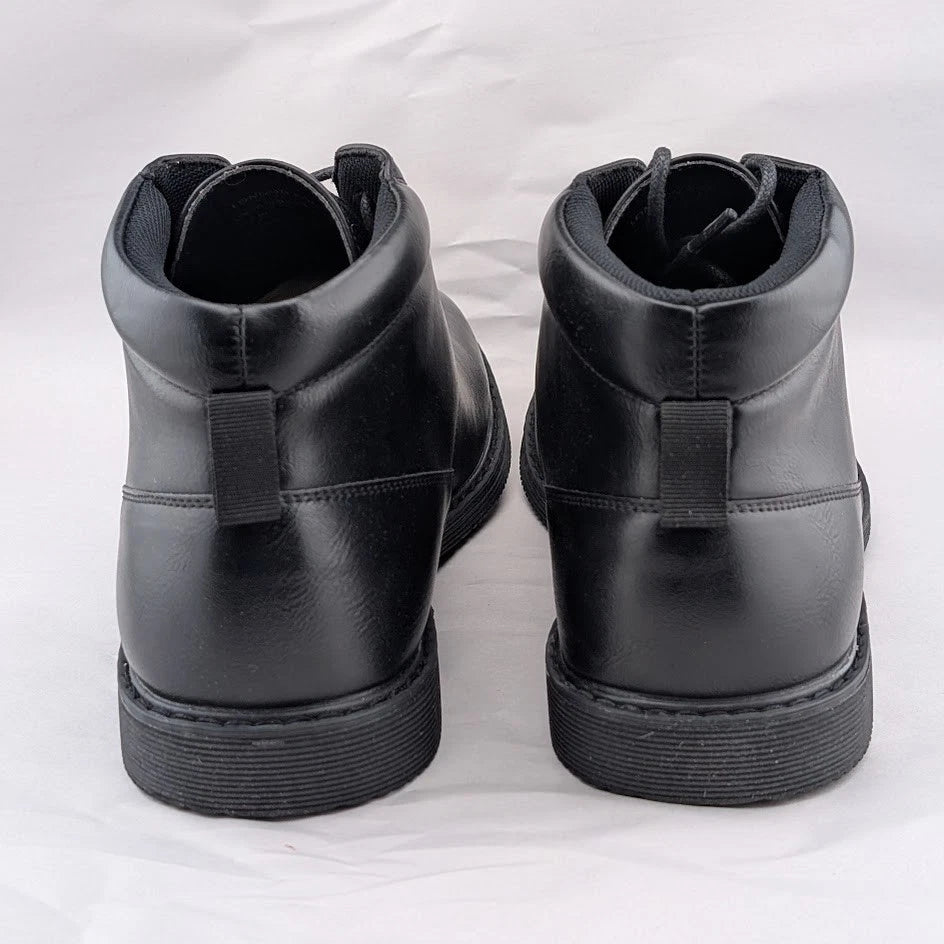 London Fog LFM-Tyler Chukka Boot Brown or Black Vegan Leather London Fog