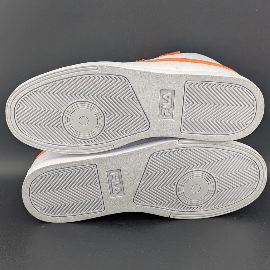 Fila Vulc 13 White Orange Color Pop Size 7Y / 8 Womens 3FM01121-129 SoleComfort.shoes