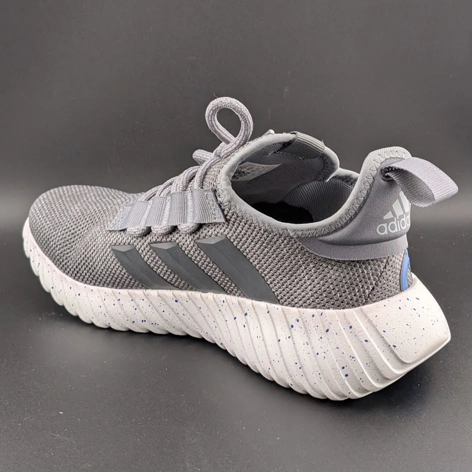 adidas Kaptir 3.0 Size 7.5 Wide Slip-on Running Sneaker Men's Shoes Gray Blue SoleComfort.shoes