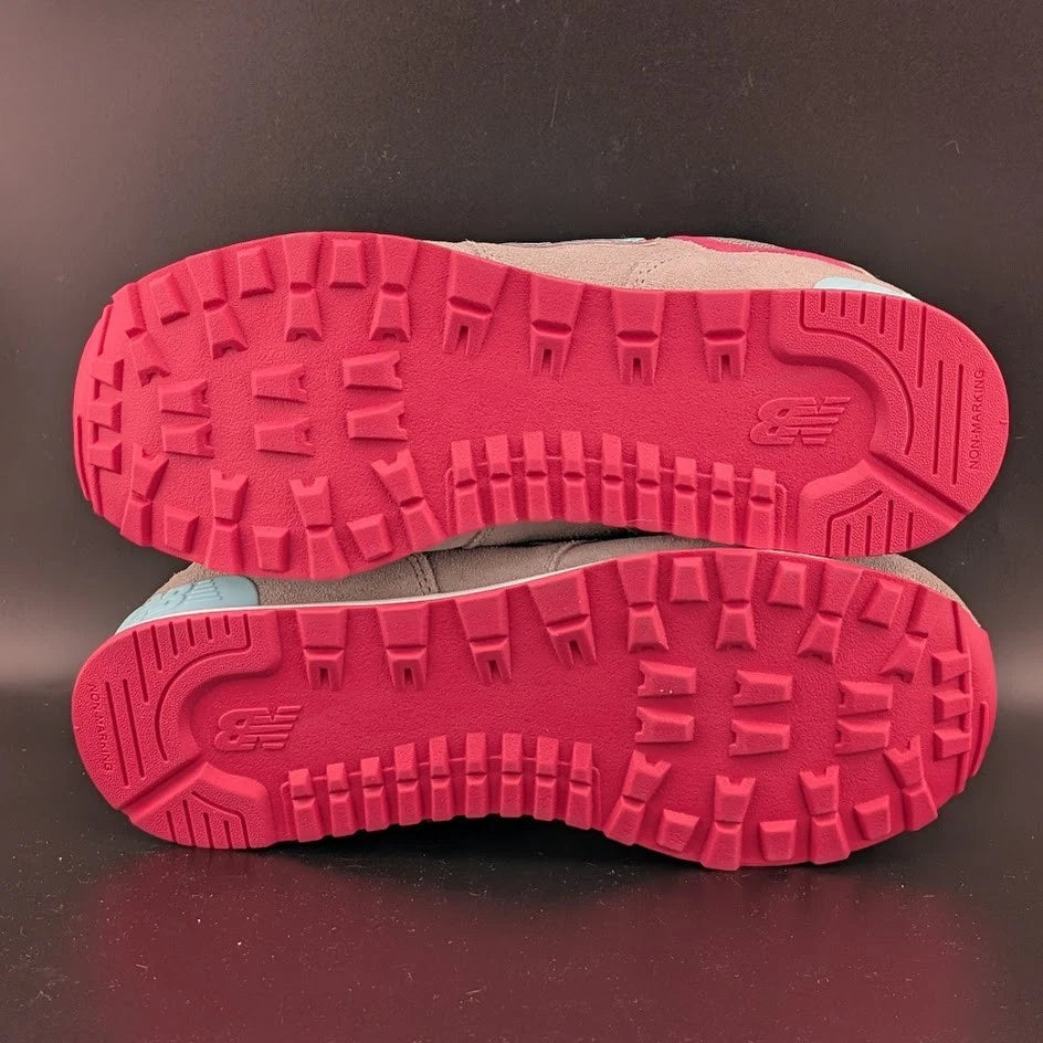 New Balance 574 Classics Big Kids Style : Kl574ALG Womens Size 7.5 Kids Size 6 SoleComfort.shoes