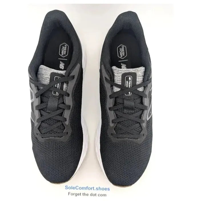 Pre-owned Men's Size 10.5 New Balance Arishi V4 Running Sneakers Black White Walking Shoes - SoleComfort.shoes