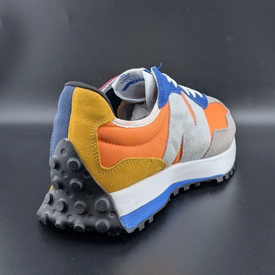 Dejounte Murray New Balance 327 Shoes Mens Size 11 Suede Heat Up-Orange MS327FIN SoleComfort.shoes