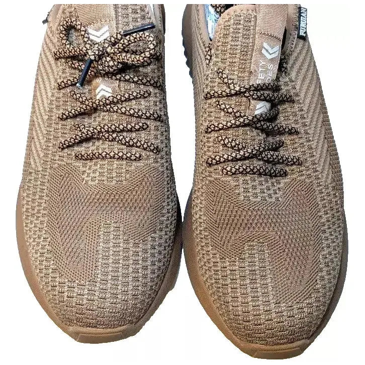 Steel Toe Work Shoes Mens Size 10 Tan Beige Lightweight Breathable Industrial ox Unbranded