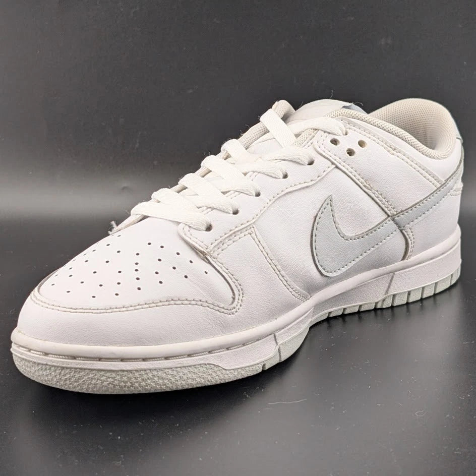 Nike Men's Size 7 / Womans 8.5 Dunk Low Pure Platinum DV0831-101 SoleComfort.shoes