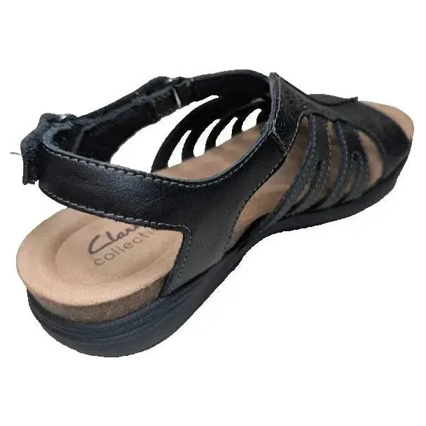 Women's Size 7.5M Clarks April Belle Sandal | 77018 | Leather Upper / Footbed Clarks