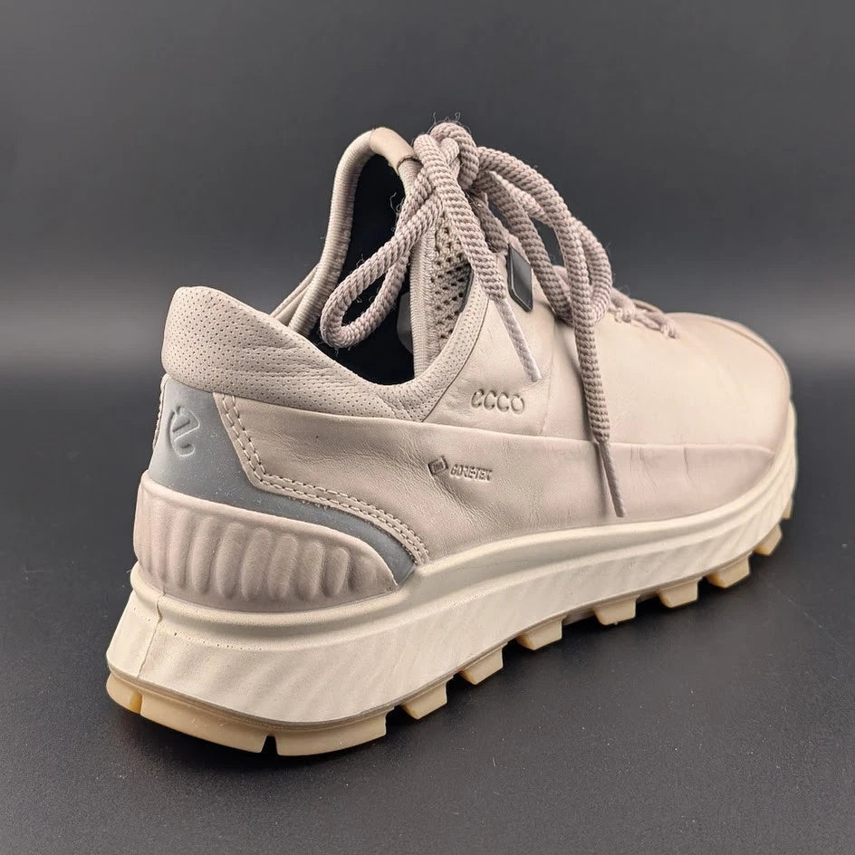 Ecco Exostrike Low Gray/Beige Sporty Comfort Goretex Women's Shoe SZ EU 35/ US 4 SoleComfort.shoes