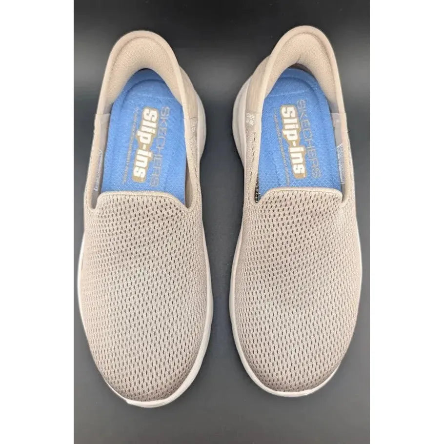 Women's Size 7.5 Skechers Go Walk Flex-Relish Taupe Running Shoes Sneakers SoleComfort.shoes