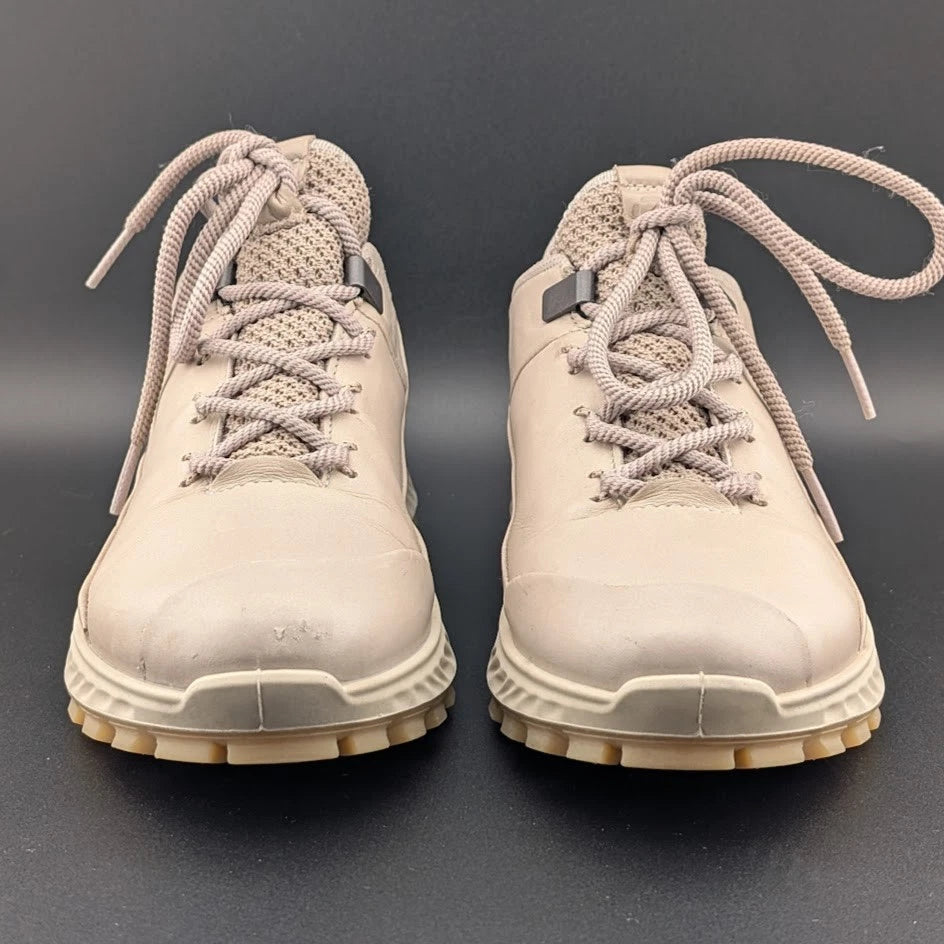 Ecco Exostrike Low Gray/Beige Sporty Comfort Goretex Women's Shoe SZ EU 35/ US 4 SoleComfort.shoes