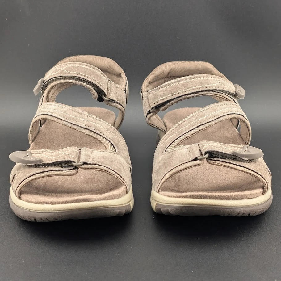 Dr Scholls Women's 7M Adelle Strap Sporty Slingback Sandal in Malt Taupe NIB SoleComfort.shoes
