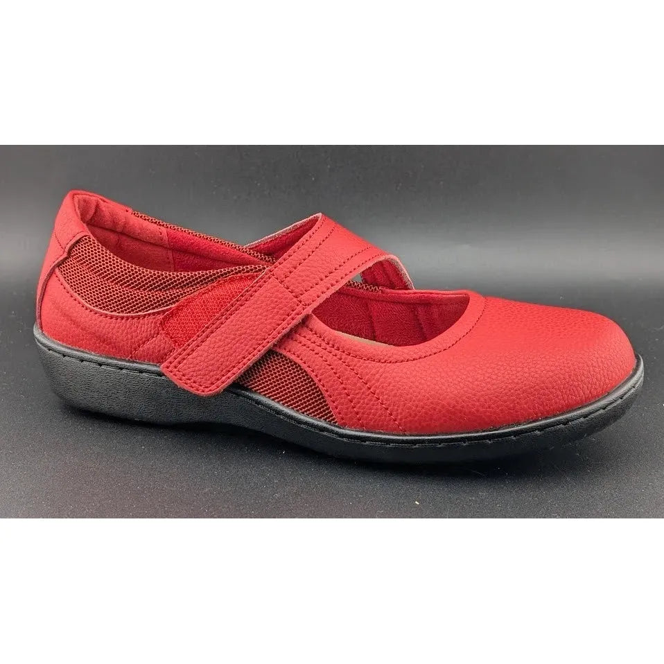 Oviaric Flats Mary Jane Dress Shoes Loafers Women’s 8 M Red Hook & Loop Closure SoleComfort.shoes