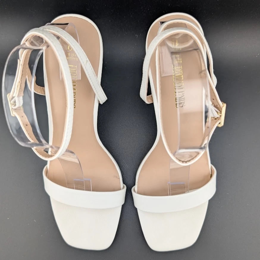 DREAM PAIRS Women High Heel Sandals Open Toe Ankle Strap Wedding Party Sandals SoleComfort.shoes