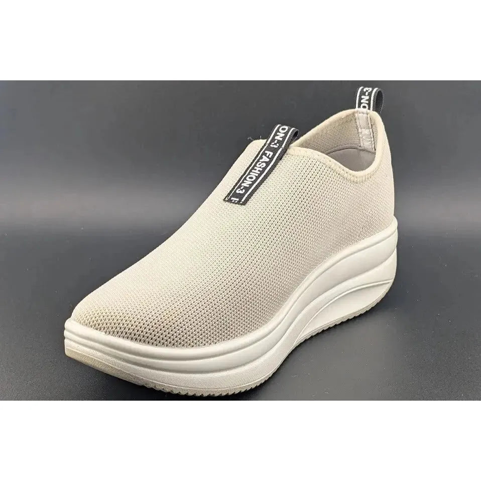 STQ Lightweight Breathable Sneakers Walking Women Shoes Size 7.5 Roller Bottom SoleComfort.shoes