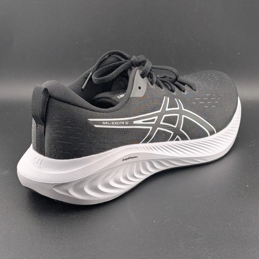 Asics Gel-Excite 10 Black / White Shoes Mens Sz 11 Ortholite Insole 1011B600-003 SoleComfort.shoes