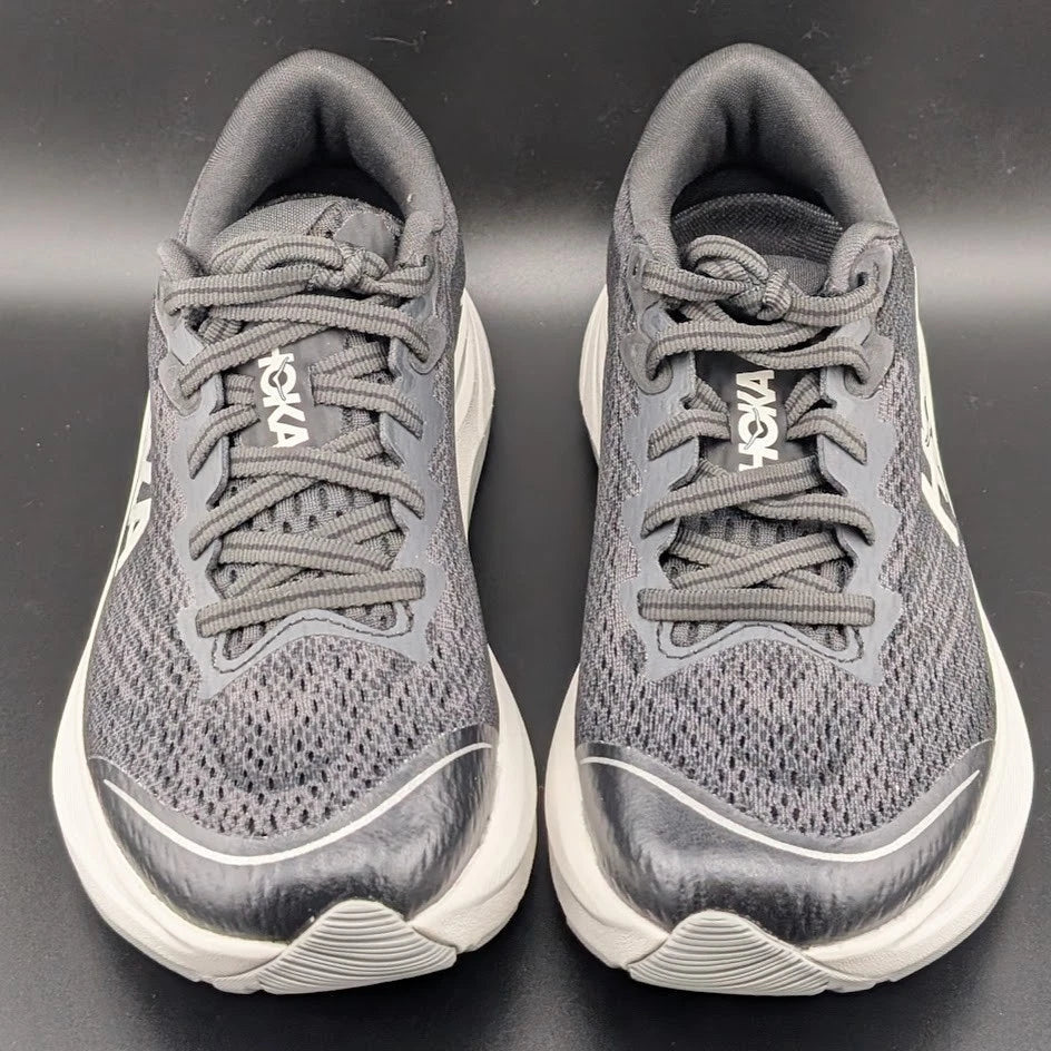 Hoka Rincon 4 Kids Sizes 4Y or 6.5Y / Women's Sizes 5.5M or 8M STK 1168874 Black on White Hoka