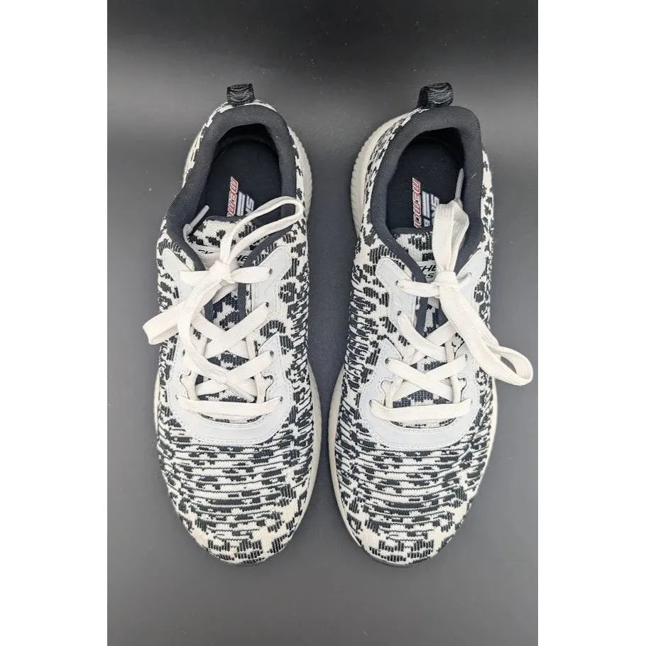 Skechers Bob's Squad Women's Size 6.5 Mighty Cat Running Shoes Leopard Sneakers SoleComfort.shoes