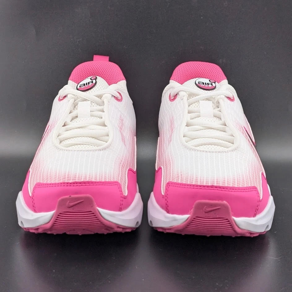 Nike Air Max Nova GS White Fuchsia Black FN4446-101 Sizes 4Y 4.5Y 5Y Brand New SoleComfort.shoes