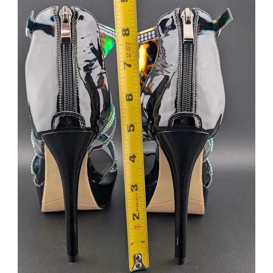 New Women's Pumps Platform High Heels Sexy Open Toe Latin Party Dress Shoes SoleComfort.shoes