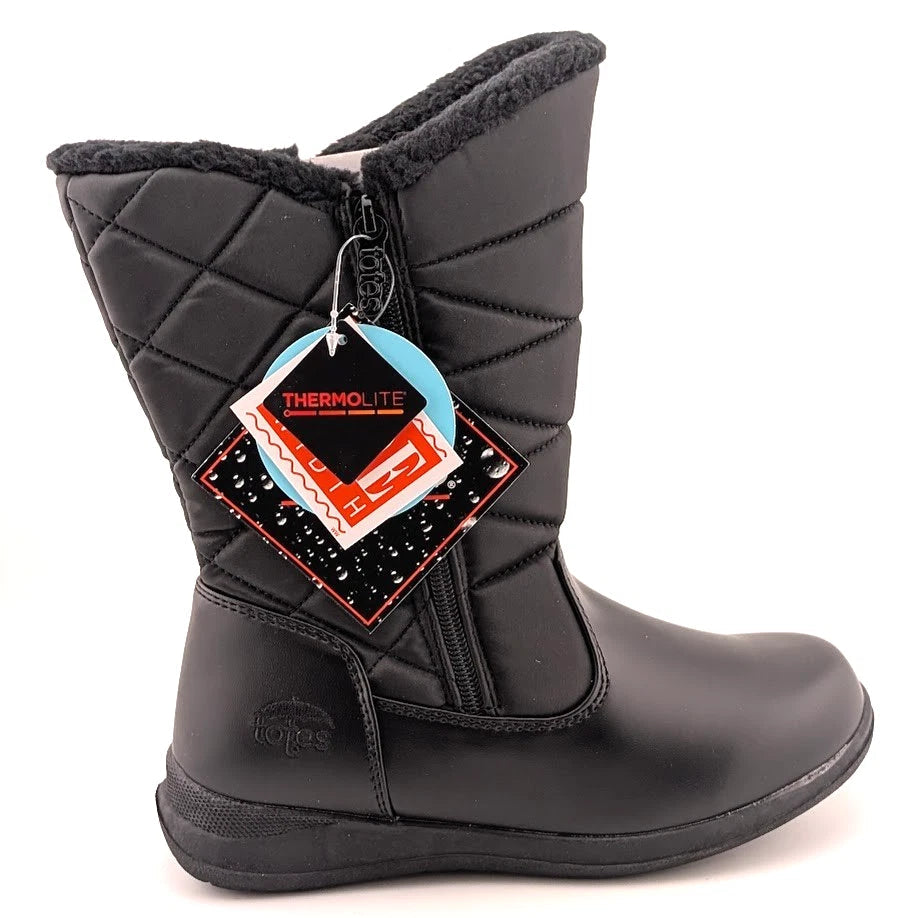 totes Edgen Women's Wide Width and Regular Width Waterproof Winter Boots SoleComfort.shoes