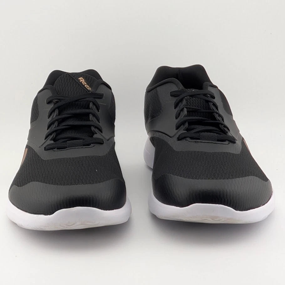 Reebok Stridium Women's Size 7 Black Golden Bronze Athletic Walking Shoe SoleComfort.shoes