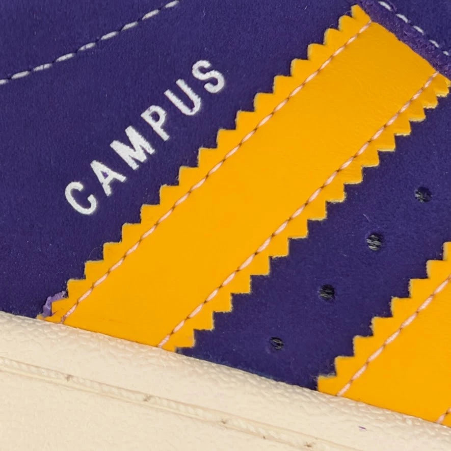 adidas Originals Campus 00s Collegiate Purple Gold JI0286 Kids 6 / Woman's 7.5 SoleComfort.shoes