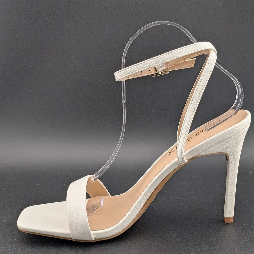 DREAM PAIRS Women High Heel Sandals Open Toe Ankle Strap Wedding Party Sandals SoleComfort.shoes