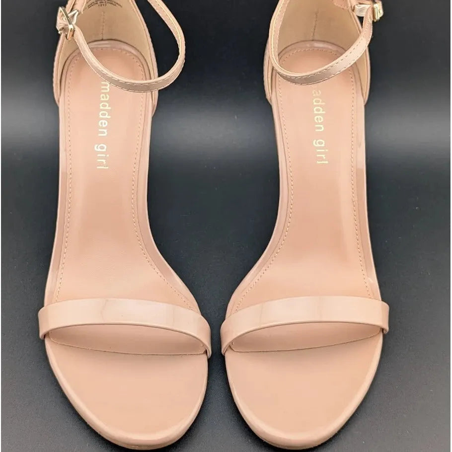 New Women’s Size 8.5 Madden Girl Women's Brazen Heeled Sandal shoes Steve Madden SoleComfort.shoes