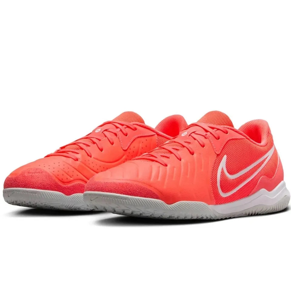 Mens Nike Legend 10 Academy IC Indoor Soccer Shoes Size 11 HOT LAVA/WHITE SoleComfort.shoes