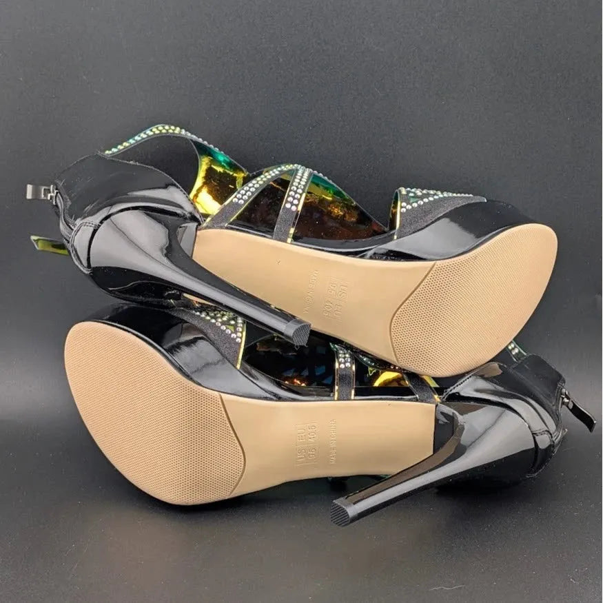 New Women's Pumps Platform High Heels Sexy Open Toe Latin Party Dress Shoes SoleComfort.shoes