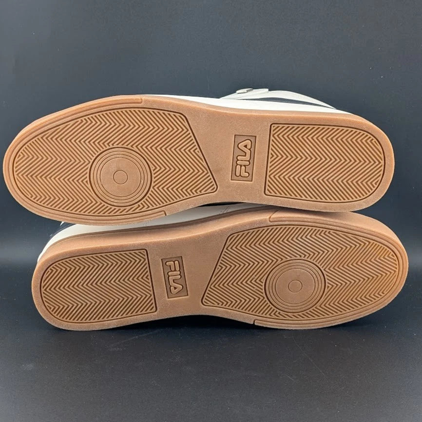 Fila Vulc 13 Ivory with Black Flag and Gum Soles Size 12 1CM00080-165 SoleComfort.shoes