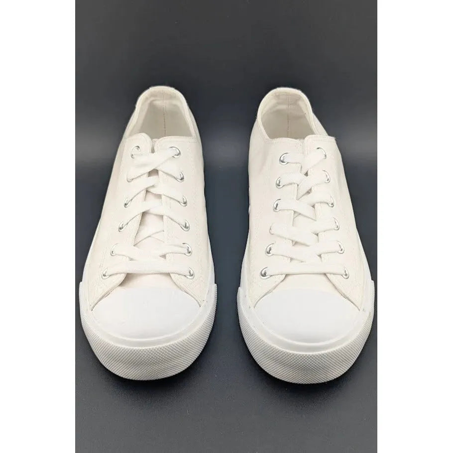 Pre-owned Women's Size 9 White Tennis Shoes Faux Leather Sneakers Casual Walking Women's SoleComfort.shoes